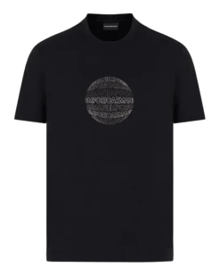 Emporio Armani Mens Centre Ball T Shirt Navy