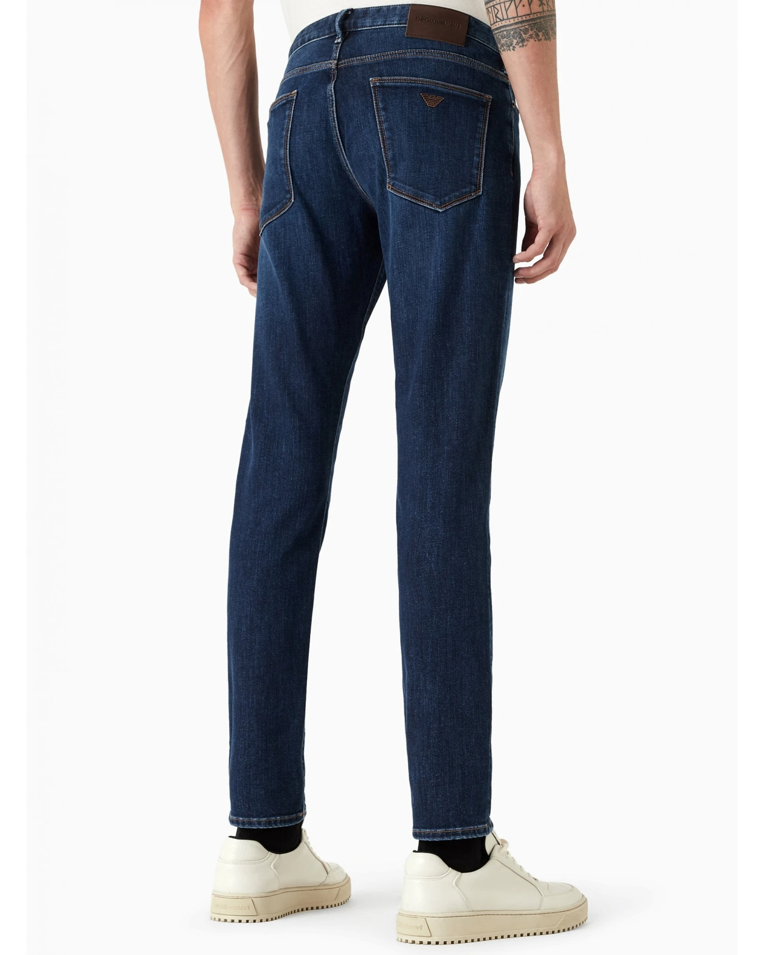 Emporio Armani Mens J06 Silver Eagle Slim Fit Jean Dark Whisker 4 Emporio Armani Mens J06 Silver Eagle Slim Fit Jean Dark Whisker - Image 2