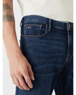 Emporio Armani Mens J06 Silver Eagle Slim Fit Jean Dark Whisker 8 Emporio Armani Mens J06 Silver Eagle Slim Fit Jean Dark Whisker -Boszz Clothing Shop emporio armani mens j06 silver eagle slim fit jean dark whisker p44578 283453 zoom