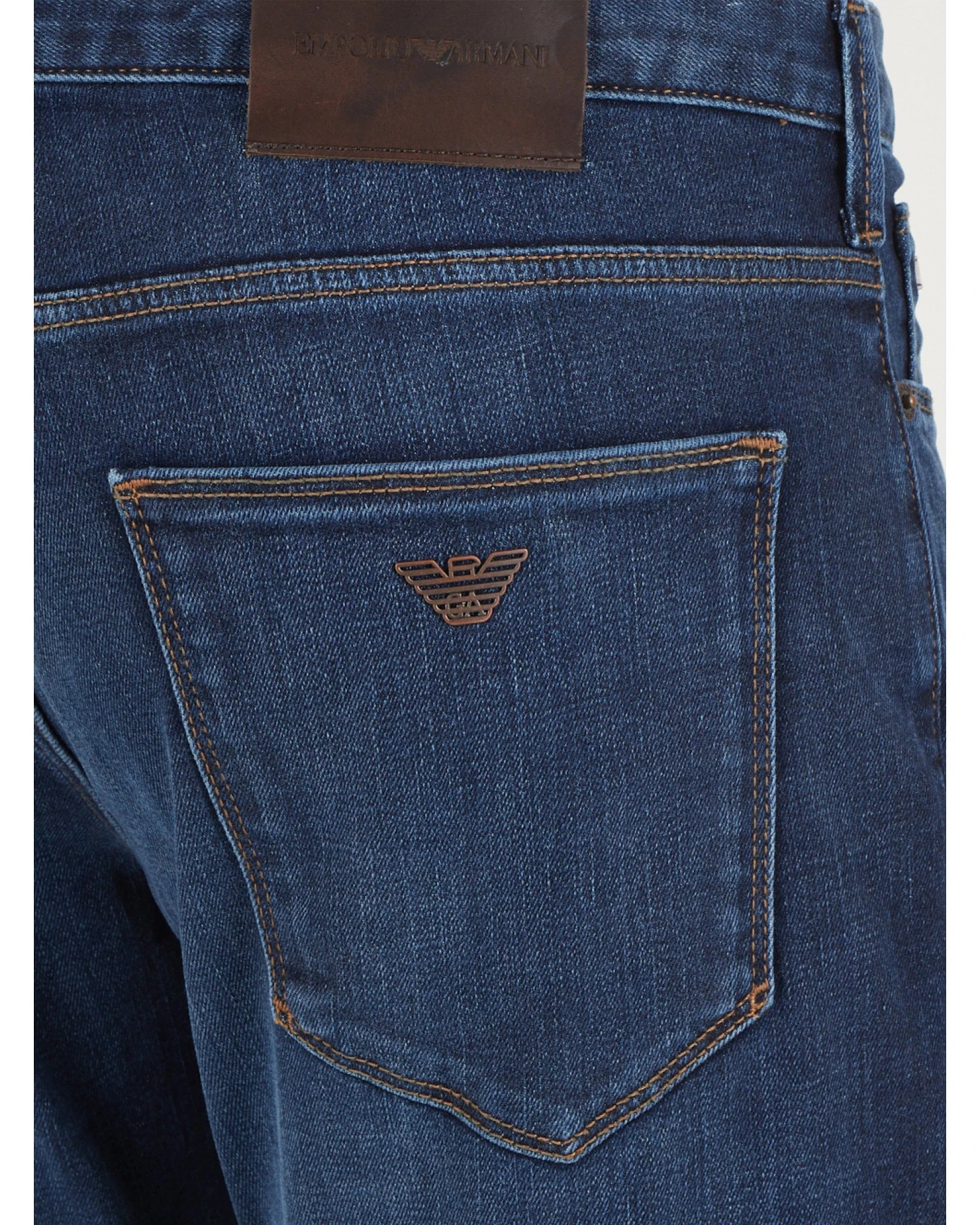 Emporio Armani Mens J06 Silver Eagle Slim Fit Jean Dark Whisker 6 Emporio Armani Mens J06 Silver Eagle Slim Fit Jean Dark Whisker - Image 4