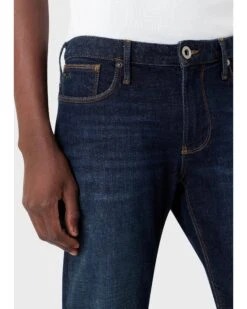 Emporio Armani Mens J06 Slim Fit Basic Jeans, Blue Denim -Boszz Clothing Shop emporio armani mens j06 slim fit basic jeans blue denim p42968 264004 zoom