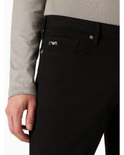 Emporio Armani Emporio Armani Mens J06 Slim Fit Stretch Gabardine Jeans Nero Black 8 Emporio Armani Emporio Armani Mens J06 Slim Fit Stretch Gabardine Jeans Nero Black -Boszz Clothing Shop emporio armani mens j06 slim fit stretch gabardine jeans nero black p44582 283621 zoom