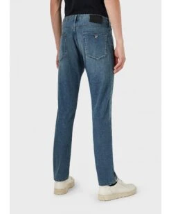 Emporio Armani Mens J06 Slim Fit Twill Comfort Denim Jeans, Light Blue Denim -Boszz Clothing Shop emporio armani mens j06 slim fit twill comfort denim jeans light blue denim p42964 262582 zoom