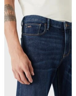 Emporio Armani Mens J06 Slim Fit Washed Twill Comfort Jeans, Mid Blue Denim 14 Emporio Armani Mens J06 Slim Fit Washed Twill Comfort Jeans, Mid Blue Denim -Boszz Clothing Shop emporio armani mens j06 slim fit washed twill comfort jeans mid blue denim p42963 259290 zoom