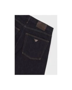 Emporio Armani Mens J45 Regular Fit Jeans Dark Blue Wash Denim -Boszz Clothing Shop emporio armani mens j45 regular fit jeans dark blue wash denim p44298 274047 image