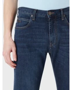 Emporio Armani Mens J45 Regular Fit Mid Whisker Jeans Dark Blue -Boszz Clothing Shop emporio armani mens j45 regular fit mid whisker jeans dark blue p44580 283547 zoom