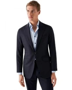 Eton Shirts Mens Contrast Detail Twill Shirt Blue -Boszz Clothing Shop eton shirts mens contrast detail twill shirt blue p44211 271218 zoom