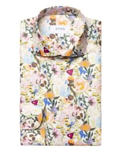 Eton Shirts Mens Graphic Floral Shirt Multicoloured -Boszz Clothing Shop eton shirts mens graphic floral shirt multicoloured p43141 266565 zoom