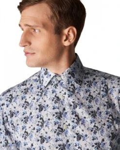 Eton Shirts Mens Light Blue/White Floral Print Shirt 17 Eton Shirts Mens Light Blue/White Floral Print Shirt -Boszz Clothing Shop eton shirts mens light blue white floral print shirt p41198 231525 zoom
