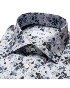 Eton Shirts Mens Light Blue/White Floral Print Shirt 12 Eton Shirts Mens Light Blue/White Floral Print Shirt -Boszz Clothing Shop eton shirts mens light blue white floral print shirt p41198 231545 zoom