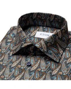 Eton Shirts Mens Navy Blue Slim Fit Paisley Twill Shirt 13 Eton Shirts Mens Navy Blue Slim Fit Paisley Twill Shirt -Boszz Clothing Shop eton shirts mens navy blue slim fit paisley twill shirt p42166 242251 zoom