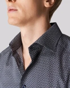 Eton Shirts Mens Navy Signature Twill Slim Fit Micro Headphones Print Shirt -Boszz Clothing Shop eton shirts mens navy signature twill slim fit micro headphones print shirt p42175 246148 zoom