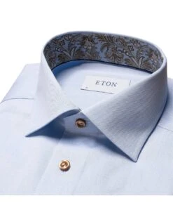 Eton Shirts Mens Paisley Detail Shirt Light Blue -Boszz Clothing Shop eton shirts mens paisley detail shirt light blue p44163 273488 zoom