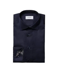 Eton Shirts Mens Paisley Detail Shirt Navy -Boszz Clothing Shop eton shirts mens paisley detail shirt navy p44164 277299 zoom