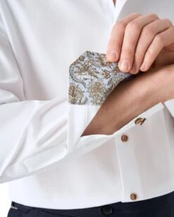 Eton Shirts Mens Paisley Detail Shirt White -Boszz Clothing Shop eton shirts mens paisley detail shirt white p44162 273458 zoom