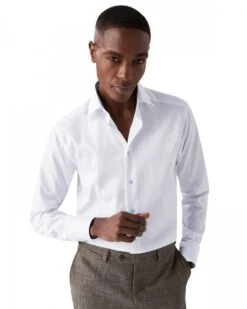 Eton Shirts Mens Paisley Twill Shirt White -Boszz Clothing Shop eton shirts mens paisley twill shirt white p43134 273402 zoom