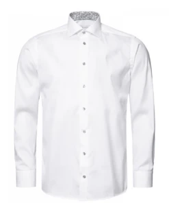 Eton Shirts Mens Signature Poplin Shirt White