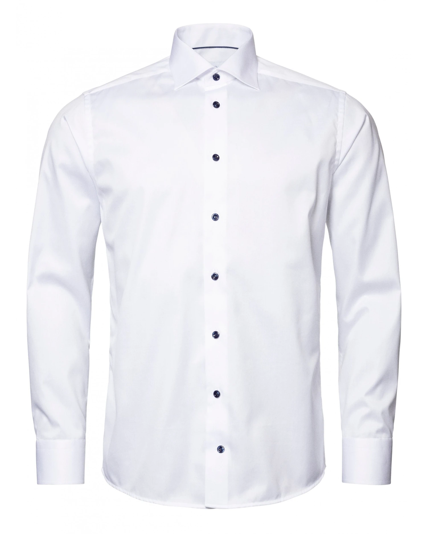Eton Shirts Mens White Contrast Buttons Signature Twill Shirt 3 Eton Shirts Mens White Contrast Buttons Signature Twill Shirt