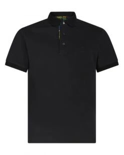 Best Seller 9 Etro Mens Contrast Print Collar Polo Shirt Black