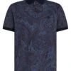 Etro Mens Dark Paisley Polo Shirt Navy -Boszz Clothing Shop etro mens dark paisley polo shirt navy p44726 282849 zoom
