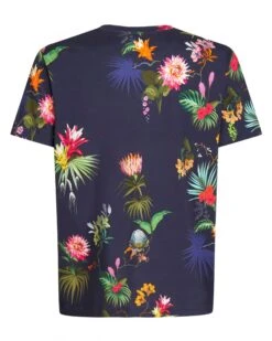 Etro Mens Floral Print T Shirt, Navy Blue Tee -Boszz Clothing Shop etro mens floral print t shirt navy blue tee p43000 264083 zoom