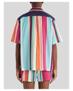 Etro Mens Multicoloured Comfort Fit Striped Shirt -Boszz Clothing Shop etro mens multicoloured comfort fit striped shirt p43010 264255 image