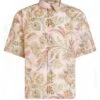 Etro Mens Paisley Leaf Shirt Pink -Boszz Clothing Shop etro mens paisley leaf shirt pink p44721 282813 zoom