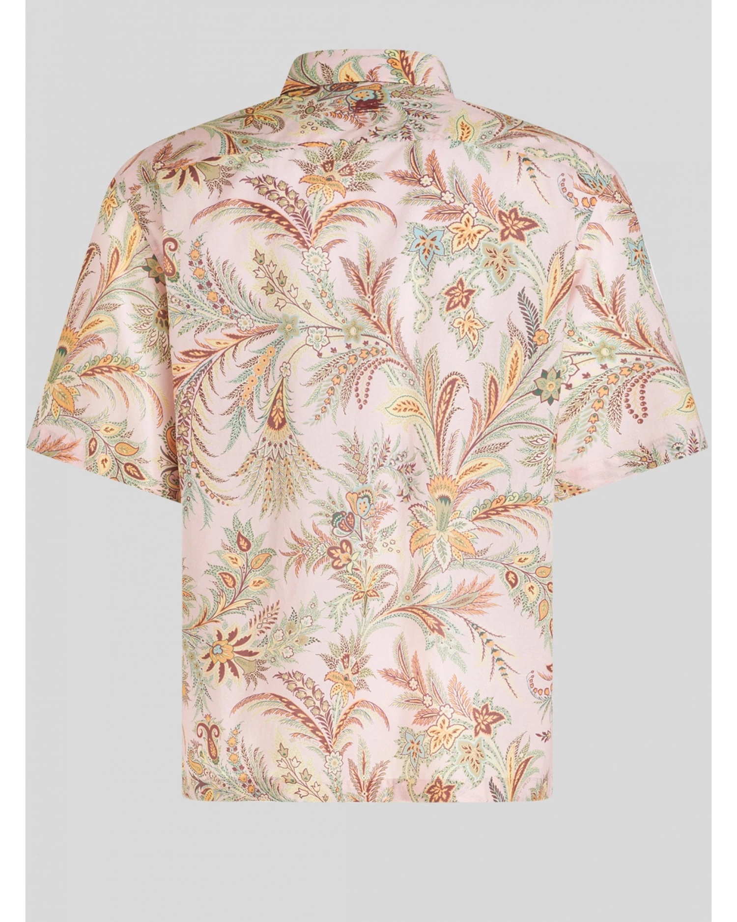 Etro Mens Paisley Leaf Shirt Pink 4 Etro Mens Paisley Leaf Shirt Pink - Image 2