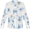 Etro Mens Tropical Flower Shirt Bianco