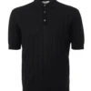 Filippo De Laurentiis Mens Vertical Ribbed Polo Shirt Black -Boszz Clothing Shop filippo de laurentiis mens vertical ribbed polo shirt black p42632 269603 image