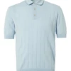 Filippo De Laurentiis Mens Vertical Ribbed Polo Shirt Sky 1 Filippo De Laurentiis Mens Vertical Ribbed Polo Shirt Sky -Boszz Clothing Shop filippo de laurentiis mens vertical ribbed polo shirt sky p42633 269613 image
