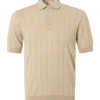Filippo De Laurentiis Mens Vertical Ribbed Polo Shirt Stone 2 Filippo De Laurentiis Mens Vertical Ribbed Polo Shirt Stone -Boszz Clothing Shop filippo de laurentiis mens vertical ribbed polo shirt stone p42634 269618 image