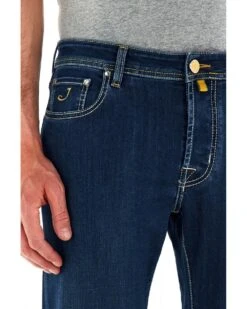 Jacob Cohen Mens Bard Pony Badge Slim Jean Clean Wash Blue 8 Jacob Cohen Mens Bard Pony Badge Slim Jean Clean Wash Blue -Boszz Clothing Shop jacob cohen mens bard pony badge slim jean clean wash blue p44553 282587 image