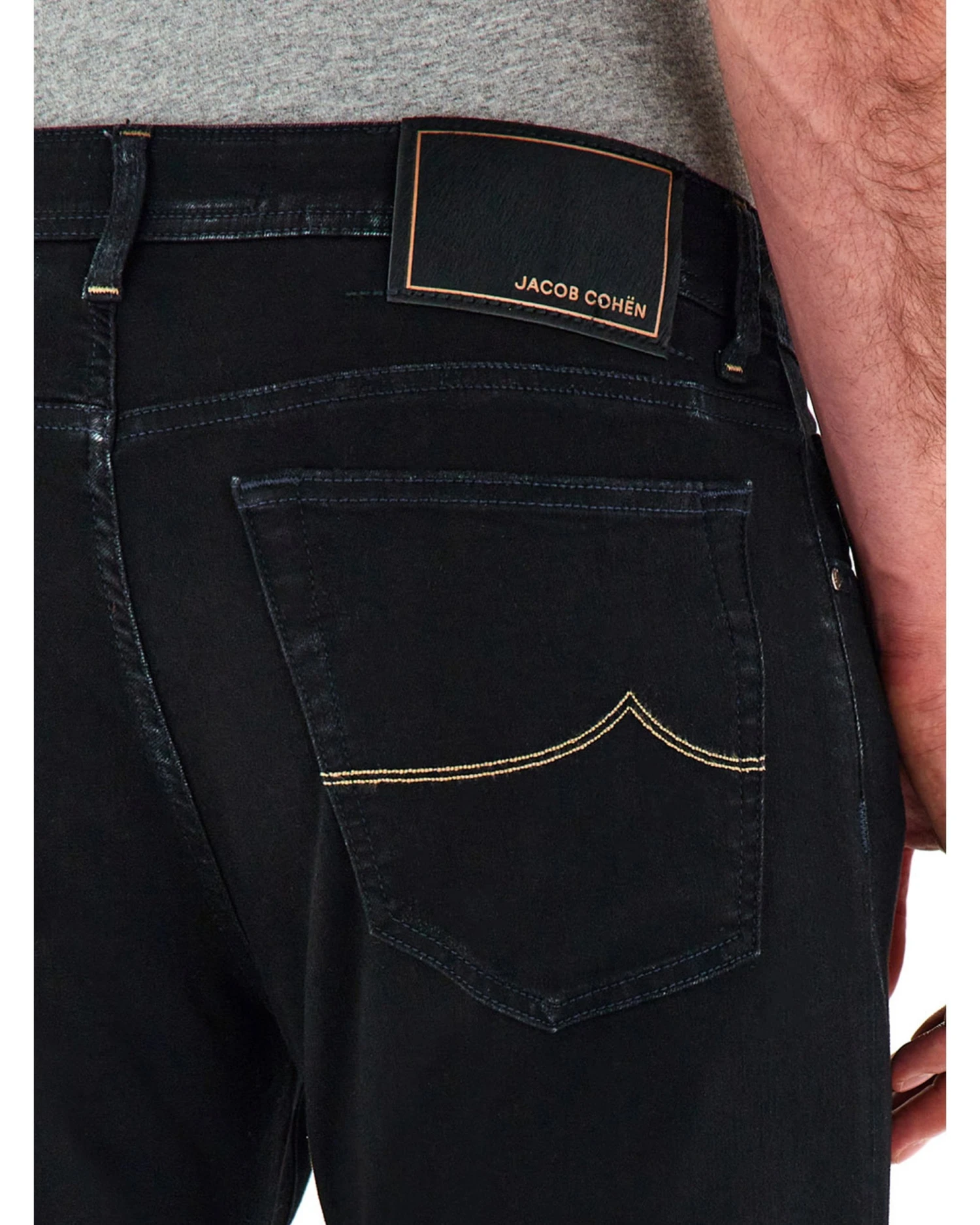 Jacob Cohen Mens Bard Slim Eco Jean Black 6 Jacob Cohen Mens Bard Slim Eco Jean Black - Image 4