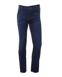 Jacob Cohen Mens Bard Slim Fit Jeans, Navy Rinse Denim