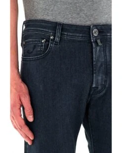 Jacob Cohen Mens Bard Slim Pony Badge Jean Slate Grey -Boszz Clothing Shop jacob cohen mens bard slim pony badge jean slate grey p44556 282563 image