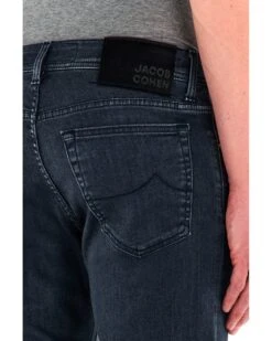 Jacob Cohen Mens Bard Slim Pony Badge Jean Slate Grey -Boszz Clothing Shop jacob cohen mens bard slim pony badge jean slate grey p44556 282568 image