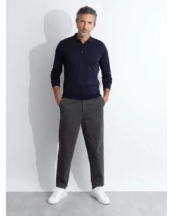 John Smedley Mens Belpers Polo Shirt Midnight -Boszz Clothing Shop john smedley mens belpers polo shirt midnight p44052 276040 zoom