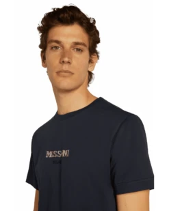 Missoni Mens Chest Logo T Shirt Navy -Boszz Clothing Shop missoni mens chest logo t shirt navy p44260 274643 image