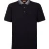 Missoni Mens Space Collar Polo Shirt Black