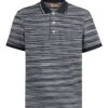 Missoni Mens Space Dye Polo Shirt Black White -Boszz Clothing Shop missoni mens space dye polo shirt black white p43707 277740 zoom