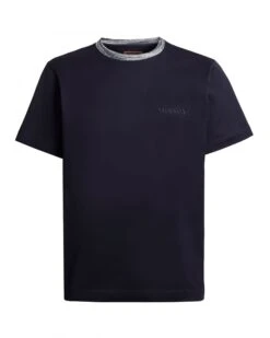 Missoni Mens Space Neck T Shirt Navy