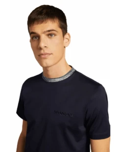Missoni Mens Space Neck T Shirt Navy -Boszz Clothing Shop missoni mens space neck t shirt navy p44263 274693 image