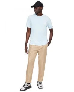 Moose Knuckles Mens Philippe T-Shirt Sky Wash Blue -Boszz Clothing Shop moose knuckles mens philippe t shirt sky wash blue p44628 284334 zoom