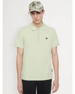 Moose Knuckles Mens Pique Polo Shirt Mint Green -Boszz Clothing Shop moose knuckles mens pique polo shirt mint green p44631 284378 zoom