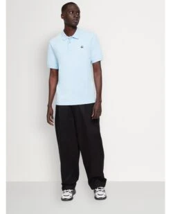 Moose Knuckles Mens Pique Polo Shirt Sky Blue -Boszz Clothing Shop moose knuckles mens pique polo shirt sky blue p44630 284366 zoom