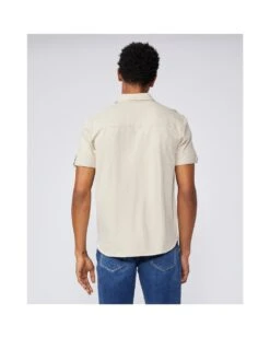 Paige Jeans Mens Brayden Vanilla Buff Short Sleeved Shirt -Boszz Clothing Shop paige jeans mens brayden vanilla buff short sleeved shirt p40918 240707 image