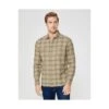 Paige Jeans Mens Everett Plaid Flannel Shirt French Haze -Boszz Clothing Shop paige jeans mens everett plaid flannel shirt french haze p44286 277446 image