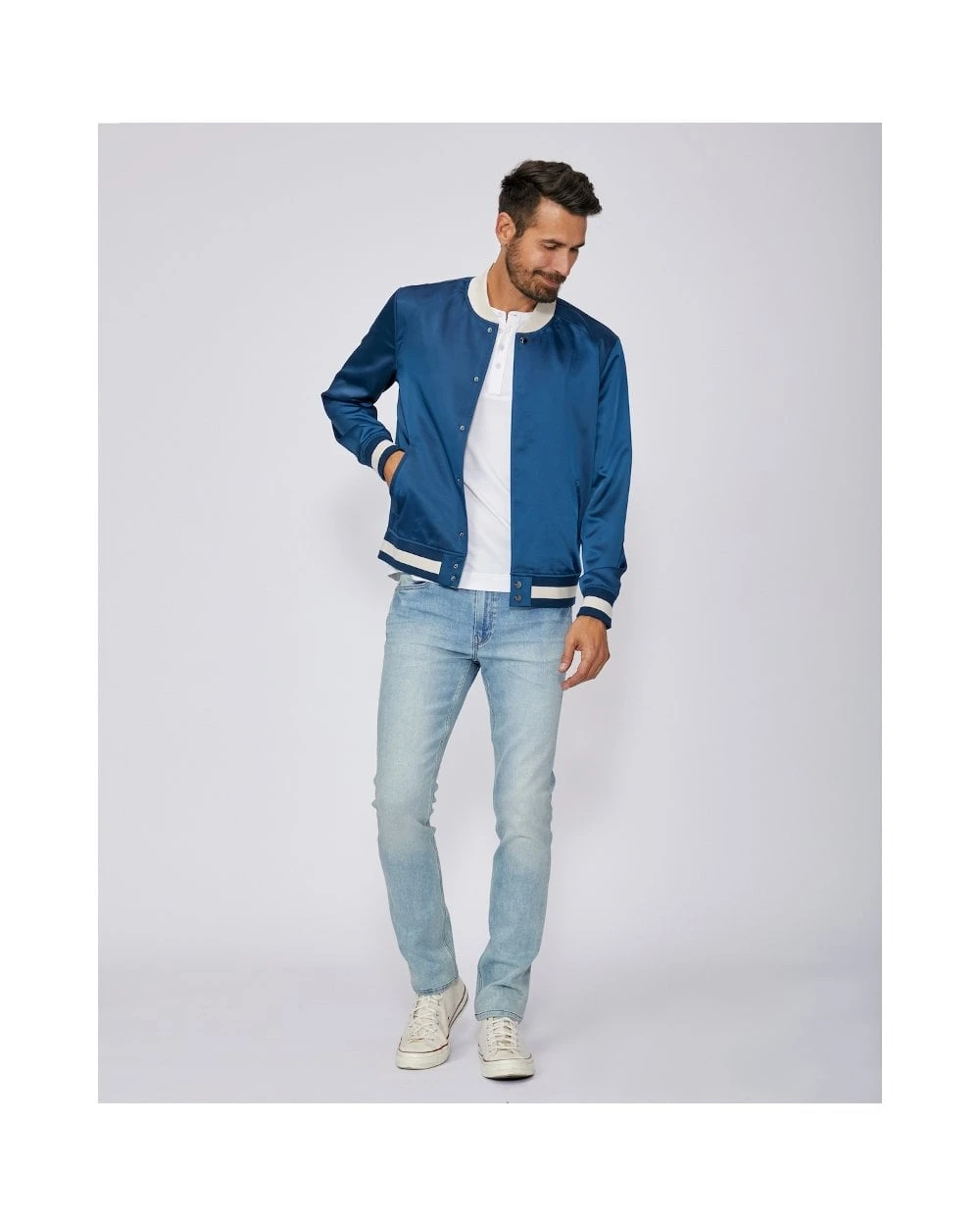 Paige Jeans Mens Lennox Slim Fit Jeans, Pruitt Denim 7 Paige Jeans Mens Lennox Slim Fit Jeans, Pruitt Denim - Image 5