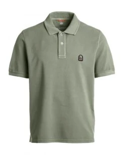 Parajumpers Mens Patch Polo Shirt Green